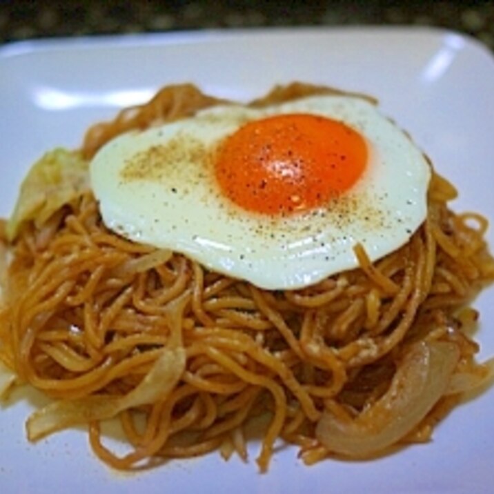 鉄板焼きで焼きそばパーティー